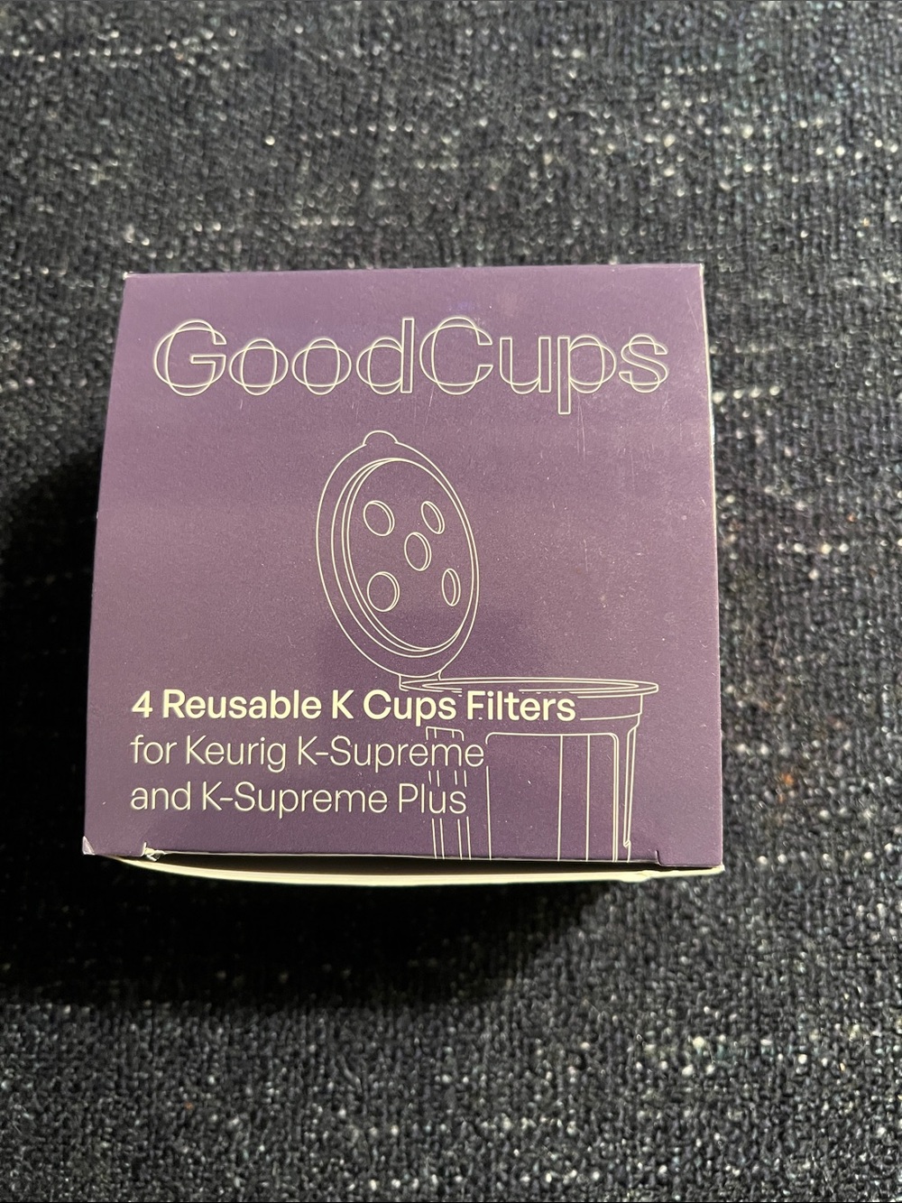 Purple Reusable K-Cup Filters - 4 Pack